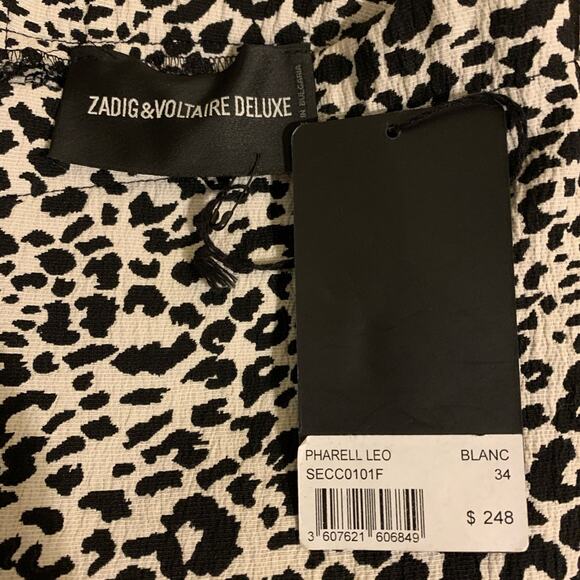ZADIG & VOLTAIRE DELUXE Pharell Leopard Jacquard Leggings - Picture 8 of 10